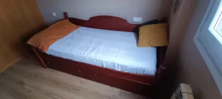 Cama nido de madera maciza
