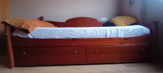 Cama nido de madera maciza