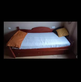 Cama nido de madera maciza