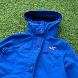 Chaqueta Hollister Azul Talla S Mujer