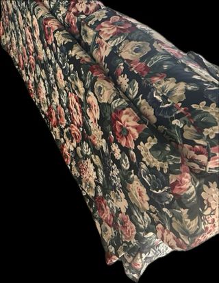 Divano 3 posti tessuto floreale