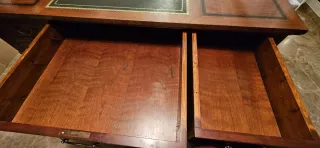 Mesa de despacho madera raíz 145x75cm