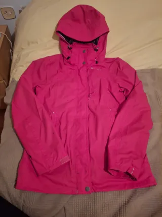 Giubbotto impermeabile da sci rosa fuxia Quechua