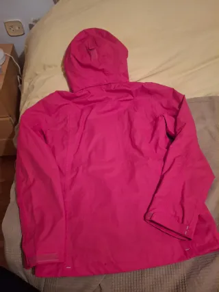 Giubbotto impermeabile da sci rosa fuxia Quechua