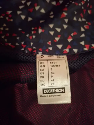 Giubbotto impermeabile da sci rosa fuxia Quechua