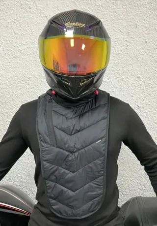 Bufanda térmica cuello y pecho negra