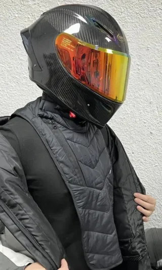 Bufanda térmica cuello y pecho negra