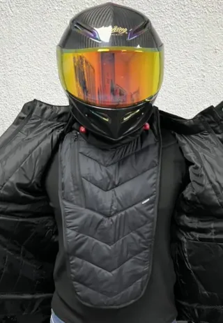 Bufanda térmica cuello y pecho negra