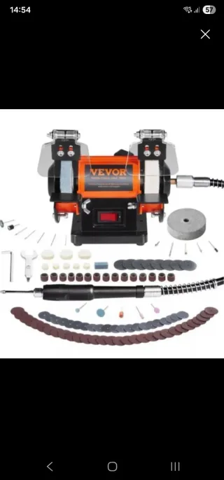 Amoladora de banco VEVOR compacta