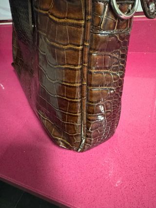 Bolso/maletín Bulaggi Marrón efectopiel Cocodrilo