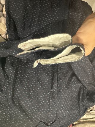 Camisa Zara Slim Fit Estampada Talla M