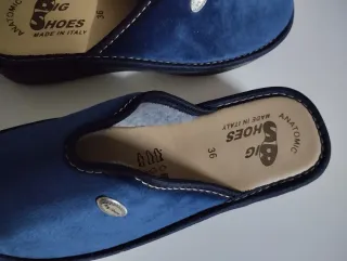 Ciabatte donna BIG SHOES blu tg 36