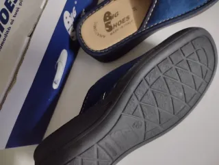 Ciabatte donna BIG SHOES blu tg 36