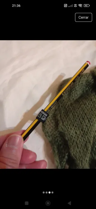 Bufanda verde botella con flecos