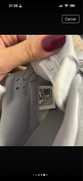 Zapatillas Nike Dunk Gris y Blanco