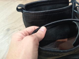 Botines de piel con cordones