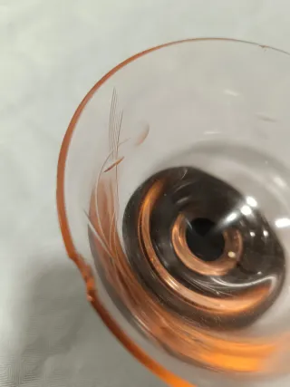 Copas antiguas rosas años 30