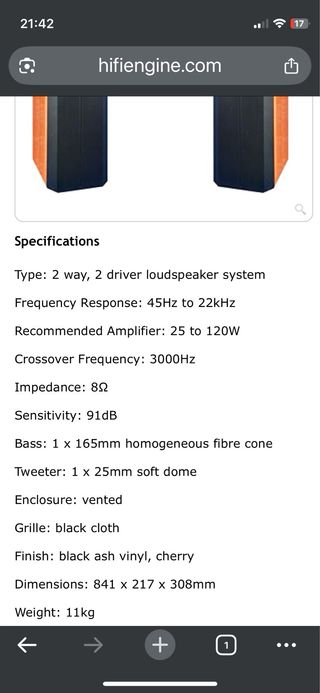 Altavoces Bowers & Wilkins DM 605