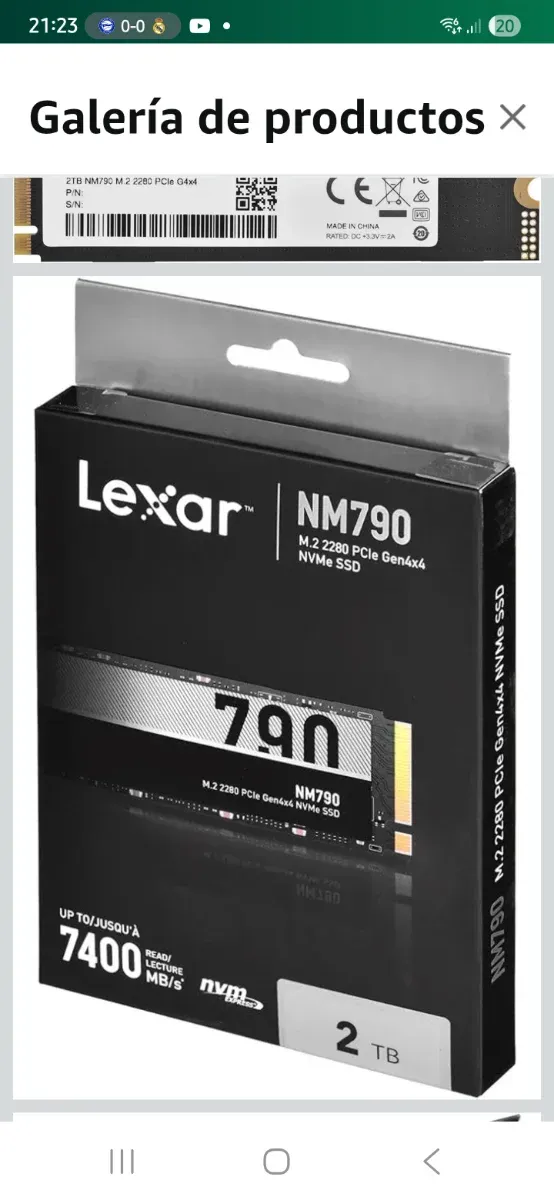 Lexar NM790 2TB M.2 SSD