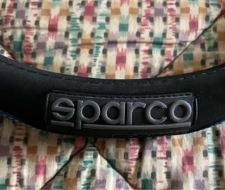 Coprivolante Sparco Blu e Nero