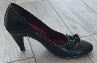 Scarpe Elisa Rey nere con fiocco taglia 41