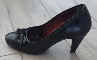 Scarpe Elisa Rey nere con fiocco taglia 41