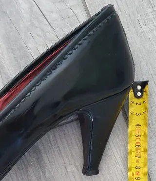 Scarpe Elisa Rey nere con fiocco taglia 41