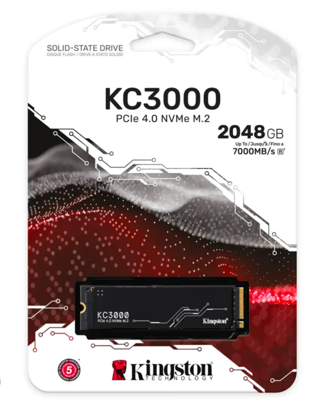 SSD Kingston KC3000 2TB NVMe M.2 PCIe 4.0