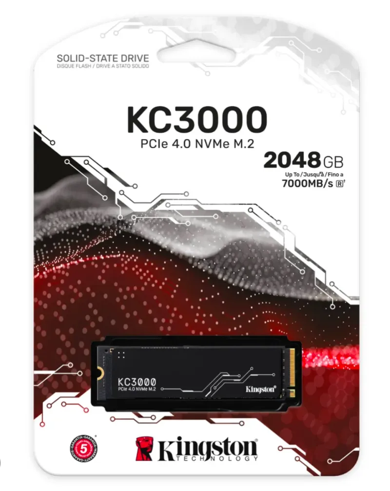 SSD Kingston KC3000 2TB NVMe M.2 PCIe 4.0