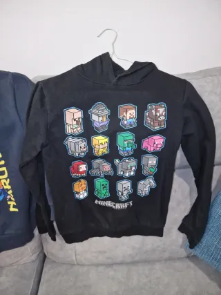 Lote 2 Sudaderas Niño Naruto y Minecraft