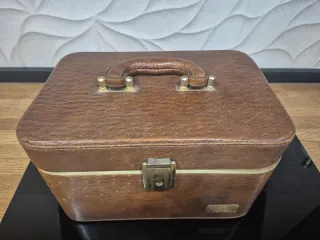 Borsa/Trousse in Pelle Vintage Anni 70