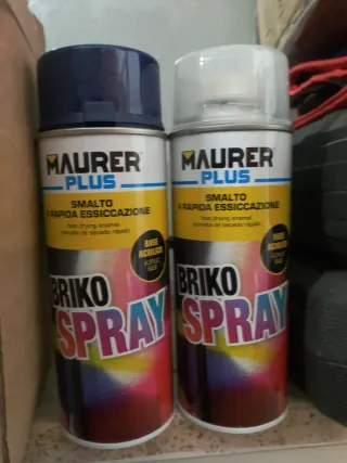 Vernice spray Maurer Plus blu