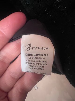 Blazer in tweed nero da donna