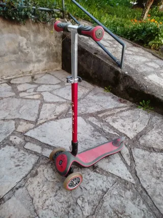 Patinete Globber 3 ruedas rojo