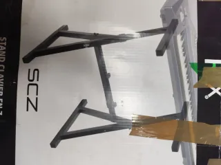 Soporte Teclado SCZ Ajustable Negro Satinado