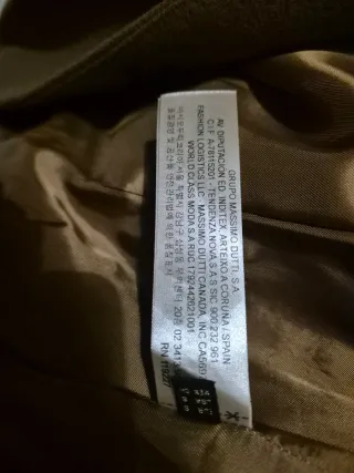 Abrigo marrón elegante