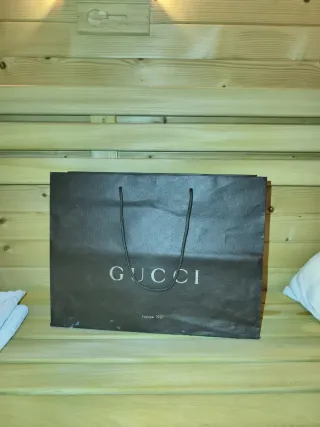 Borsa a mano Gucci marrone