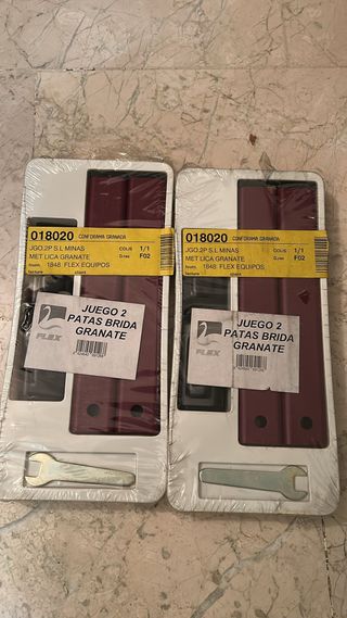 2x Patas Flex Brida Granate