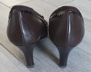 Scarpe Velluto Marrone Taglia 41