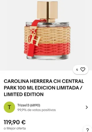 Perfume CH Central Park Carolina Herrera