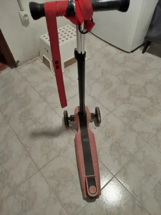 Patinete Y-volution rosa 3 ruedas