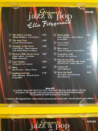 CD di Frank Sinatra e Ella Fitzgerald