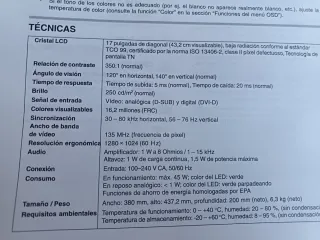 Monitor Belinea Blanco, 17 pulgadas