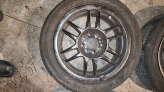 Llantas 15 4x100 con neumáticos 80%