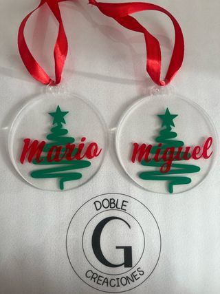 Adorno Navideño Personalizado