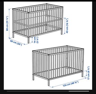 Cuna haya IKEA + Colchon