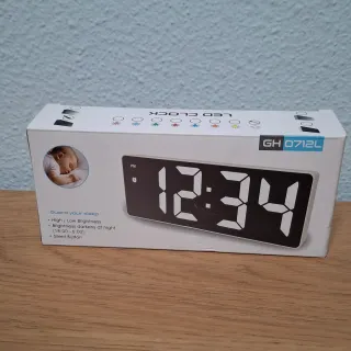 2 Despertadores LED GH 0712L