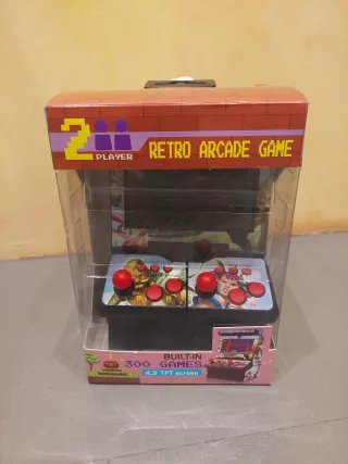 Mini consola Arcade Machine. 300 juegos. 2 jugador