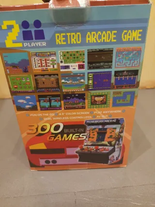 Mini consola Arcade Machine. 300 juegos. 2 jugador