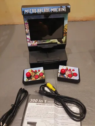 Mini consola Arcade Machine. 300 juegos. 2 jugador